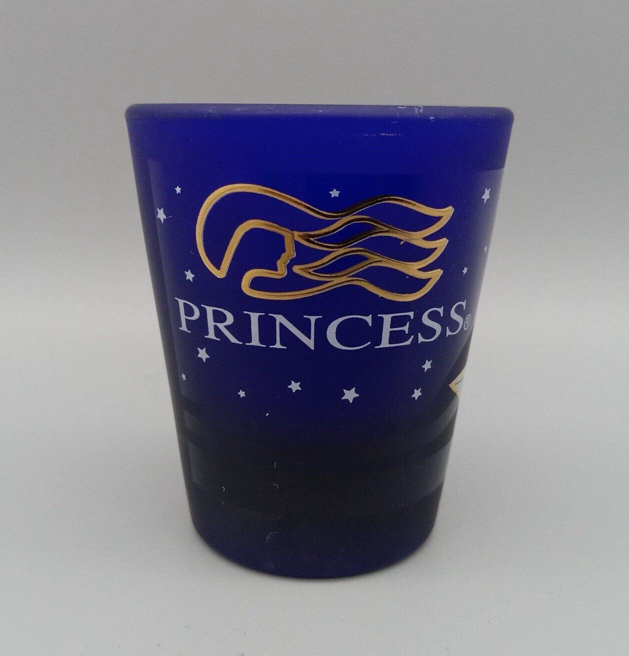 CORAL PRINCESS Princess Cruise Line Cobalt Blue Souvenir Shot Glass