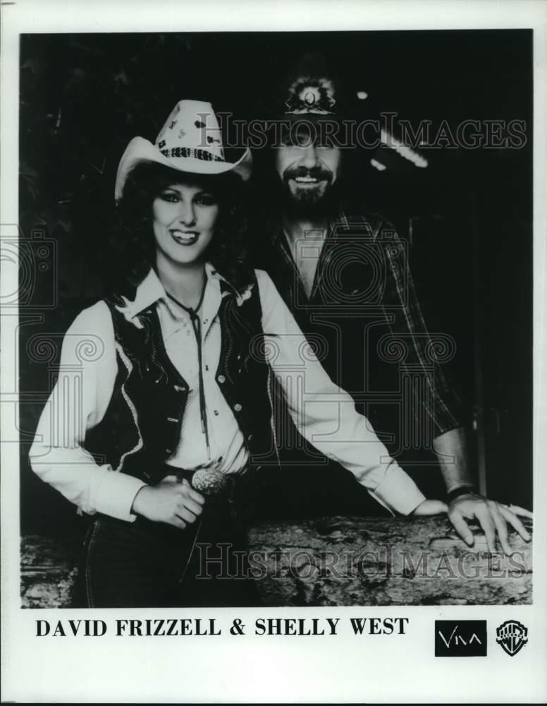 1982 Press Photo Country music singers David Frizzell and Shelly West