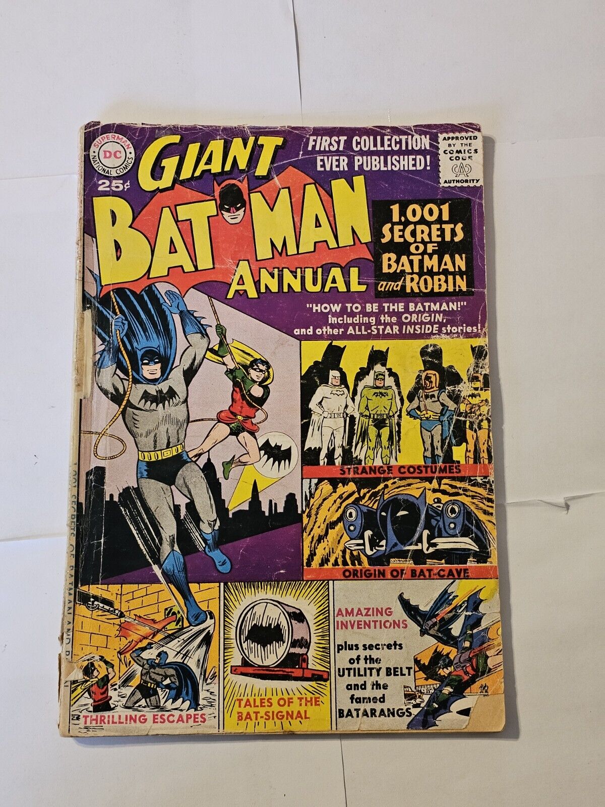 Giant Sized Batman Annual First appearance of the Batmobile A MUST HAVE