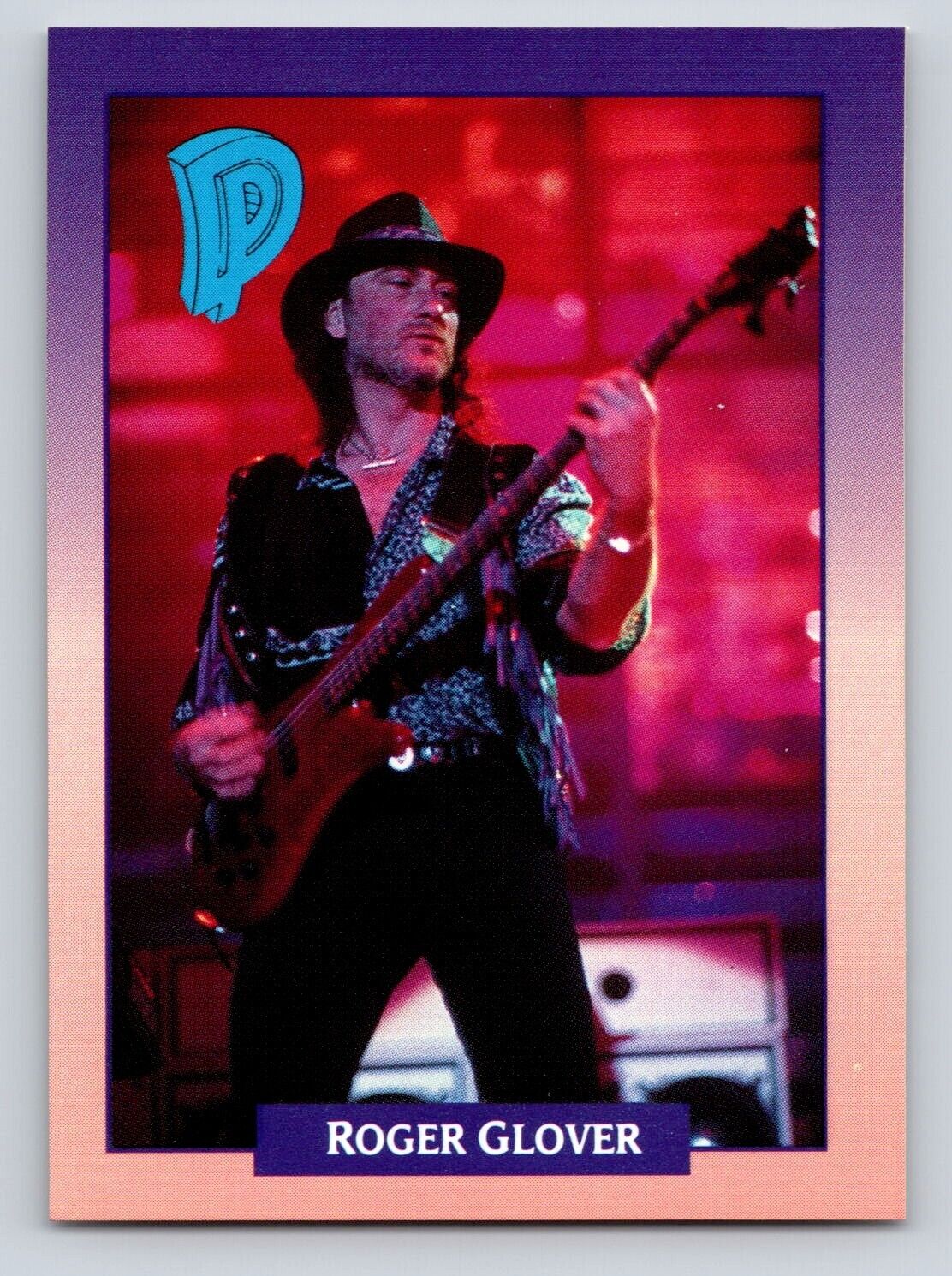 #157 Roger Glover - Deep Purple - 1991 Brockum Rock Cards (NRMT-MT)
