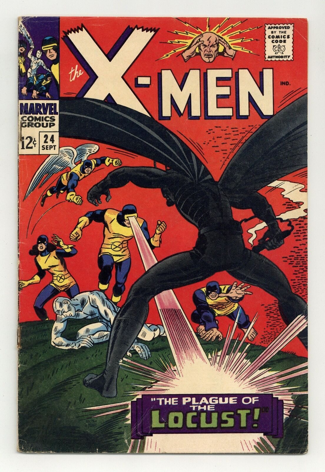Uncanny X-Men #24 VG- 3.5 1966