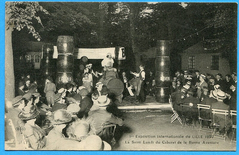 CPA: L\'Exposition Lille 1920 - La Saint Lundi du Cabaret de la Bonne Aventure