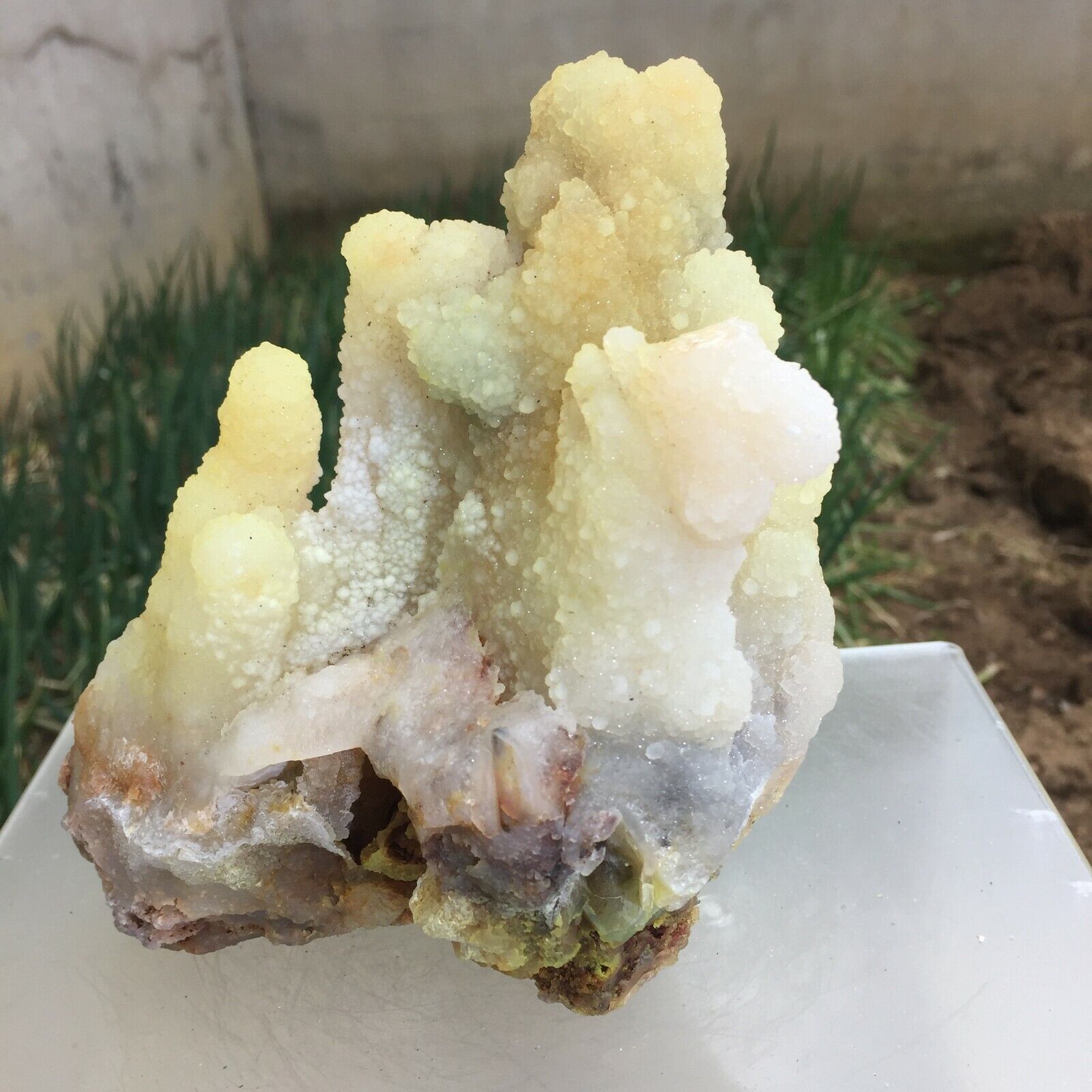 1150g Natural Agate Quartz Crystal Mineral Rough Specimen Healing