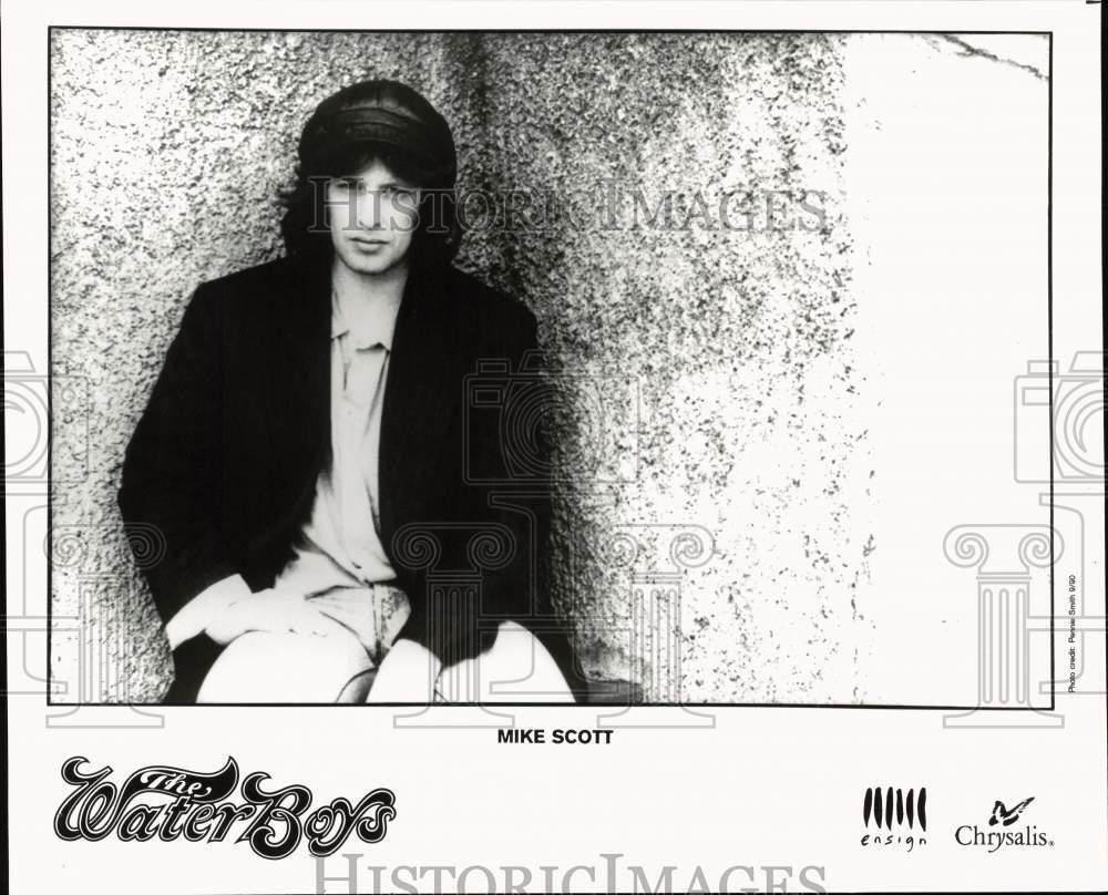 1990 Press Photo Musician Mike Scott - pip33360