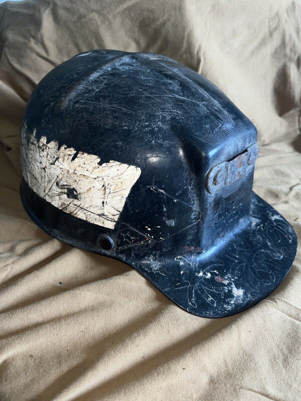 Vintage MSA COMFO-CAP Low Vein SKULLGARD Hard Hat Helmet Coal Mining Miner