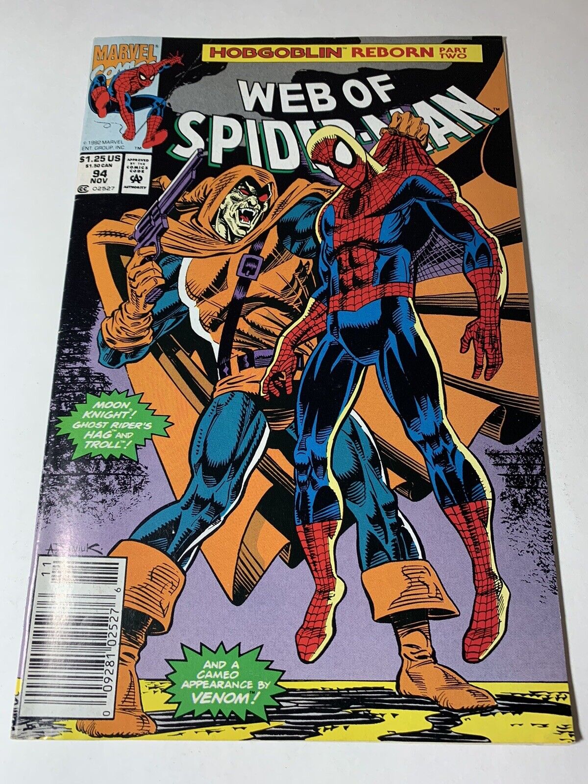 The Web Of Spider-Man Hobgoblin Reborn PT. 2 (Marvel) 1994 Back Issue Comic