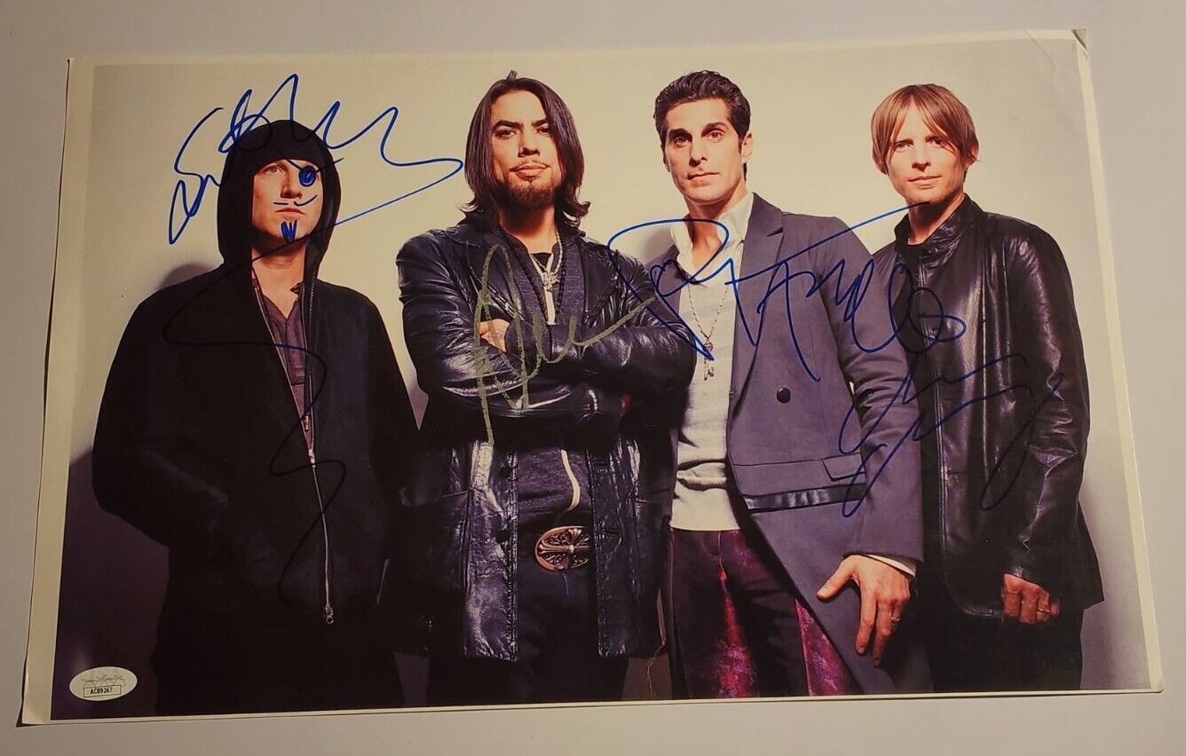 Jane\'s Addiction signed photo JSA COA band autograph Perry Farrell Dave Navarro