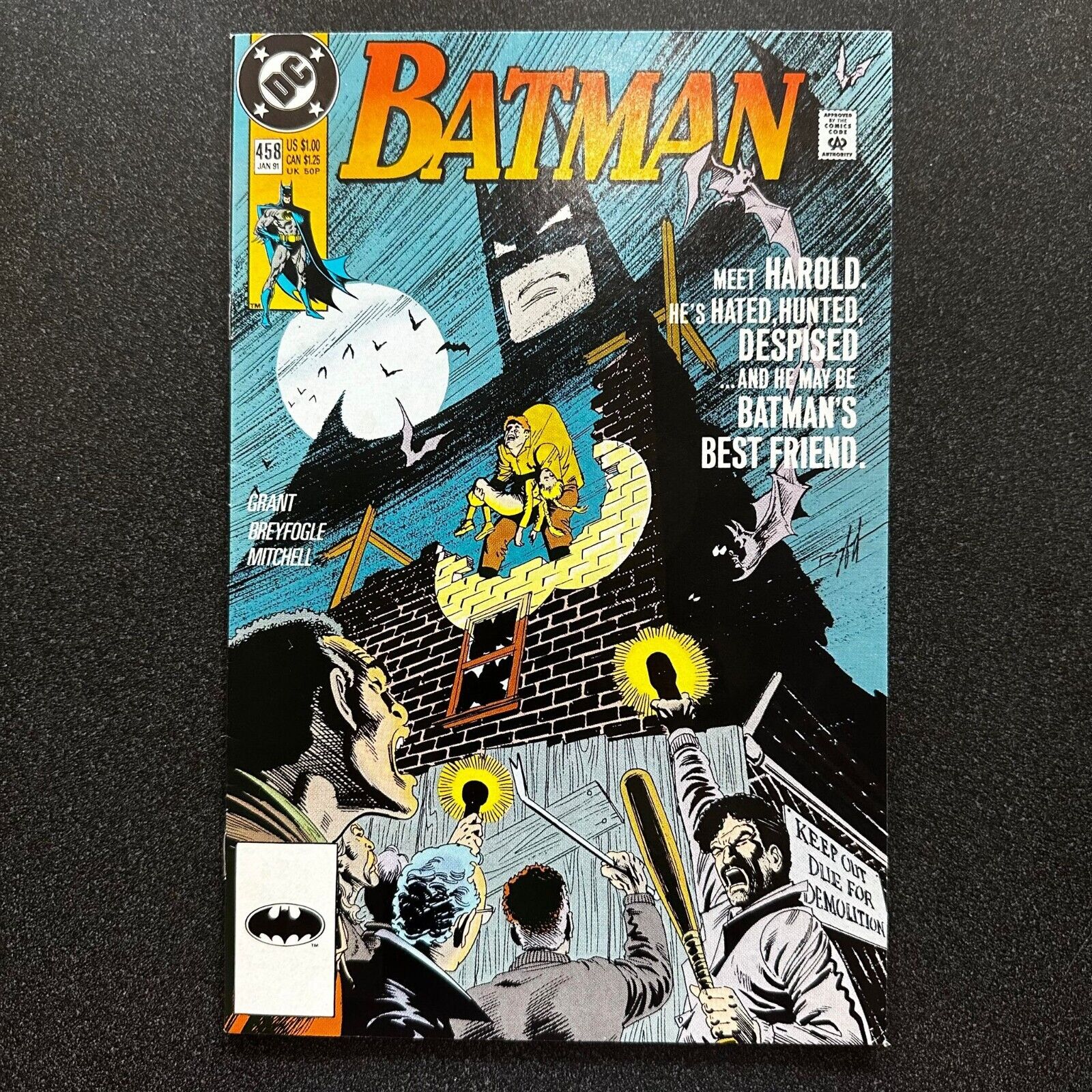 Batman #458D (Jan 1991) • Street Demonz • Alan Grant story • Norm Breyfogle art
