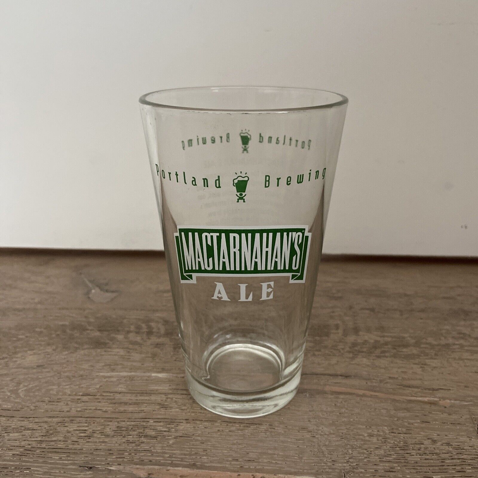 MacTARNAHAN’s Ale Pint Glass Portland Brewing Co. Retired Micro Brew Brand