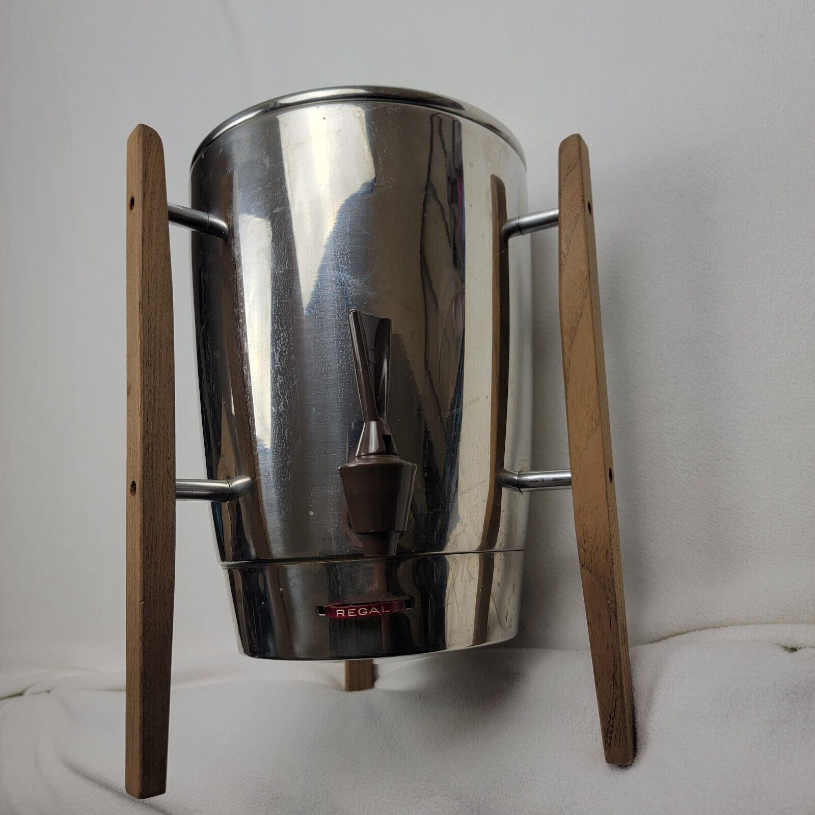 Vintage 40 Cup REGAL Mid Century Modern Space Age Rocket Percolator Coffee Maker