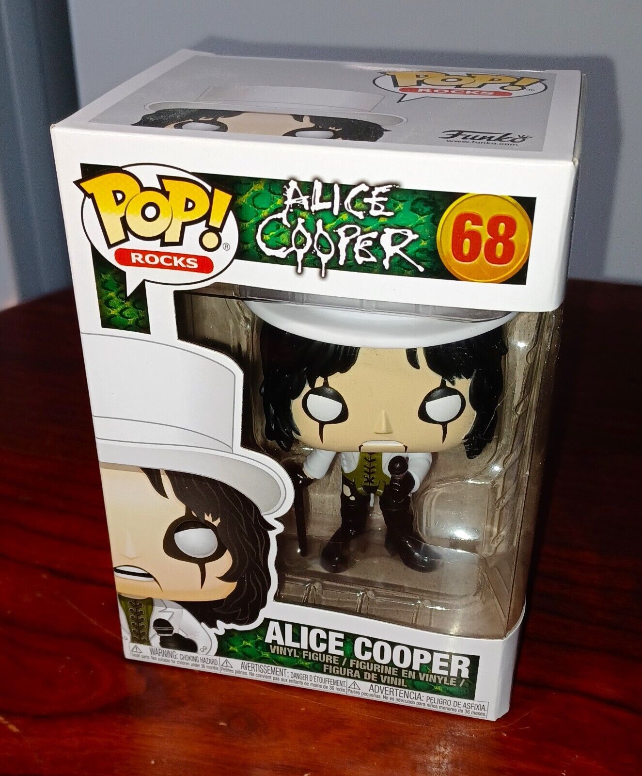 Alice Cooper 68 Funko Pop Rocks Vinyl Figurine New in Box
