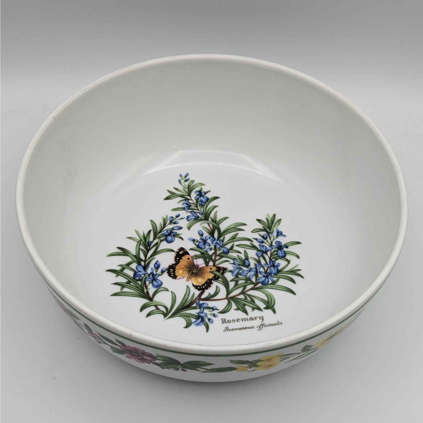 Rare Vtg 1990 Royal Worcester Herbs Porcelain Replacement Rosemary LARGE Bowl 