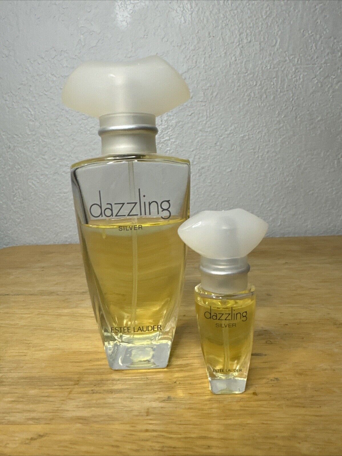Estee Lauder Dazzling Silver Vintage Eau de Parfum Spray 1.7 OZ+ Bottle .17 OZ