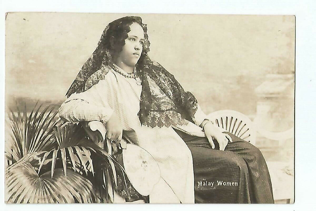 Malaysia Photo Card Malay Women