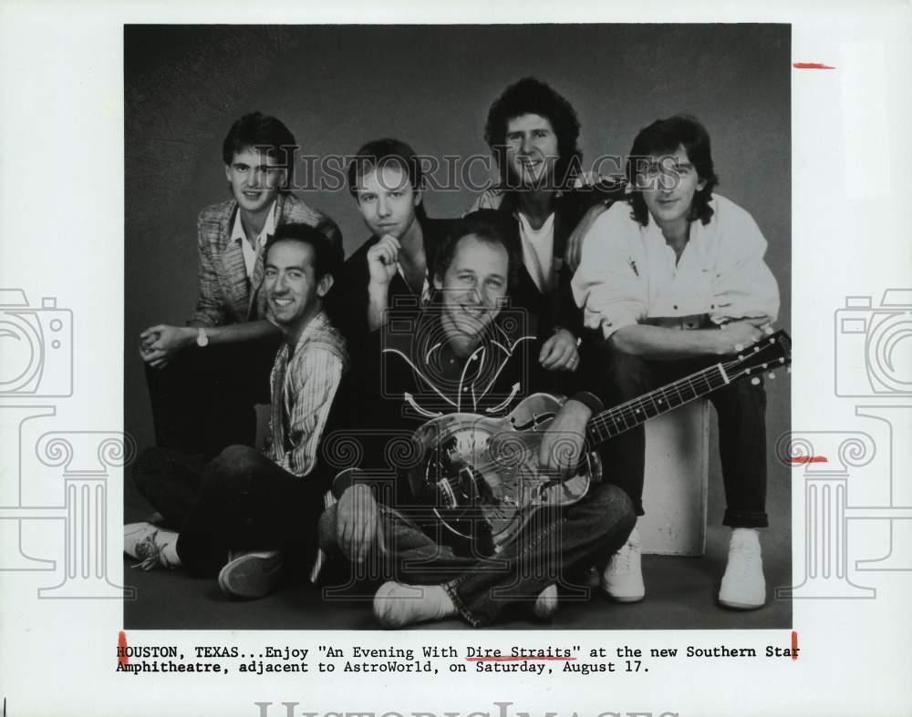 1985 Press Photo Dire Straits, Music Group - hpp21557