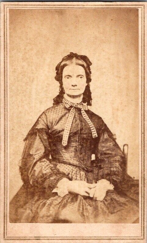 Pretty Young Woman, w/ Ringlets, 1860s, CDV Photo, #2129