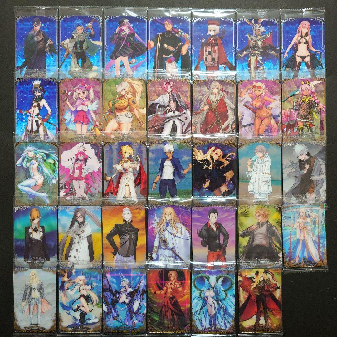 Fate Grand Order FGO Wafer Card vol.13 Complete set All 34 types BANDAI Japan