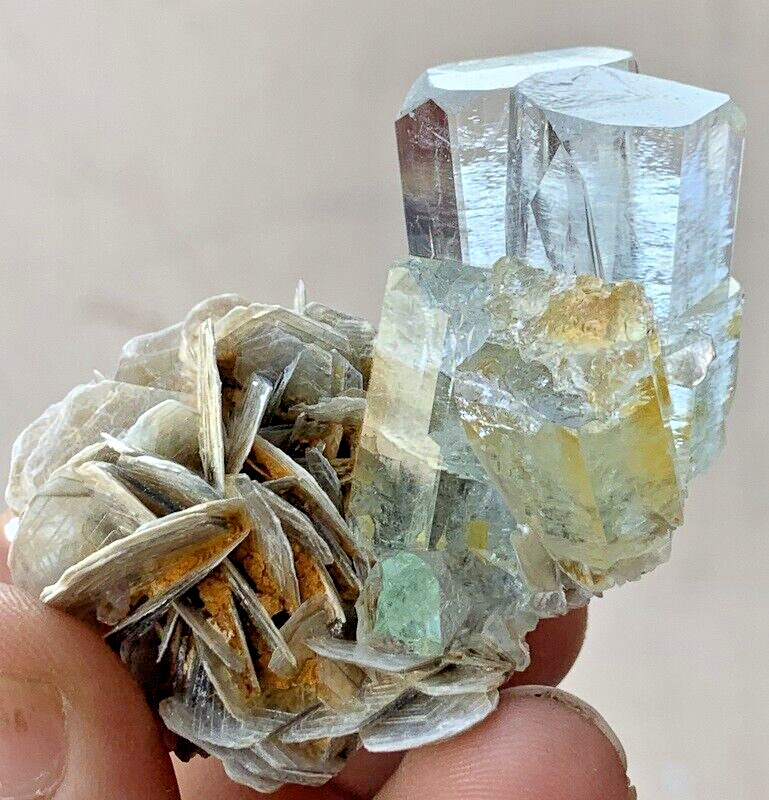 315 Carats beautiful  Aquamarine Crystal Specimen from Nagar Pakistan