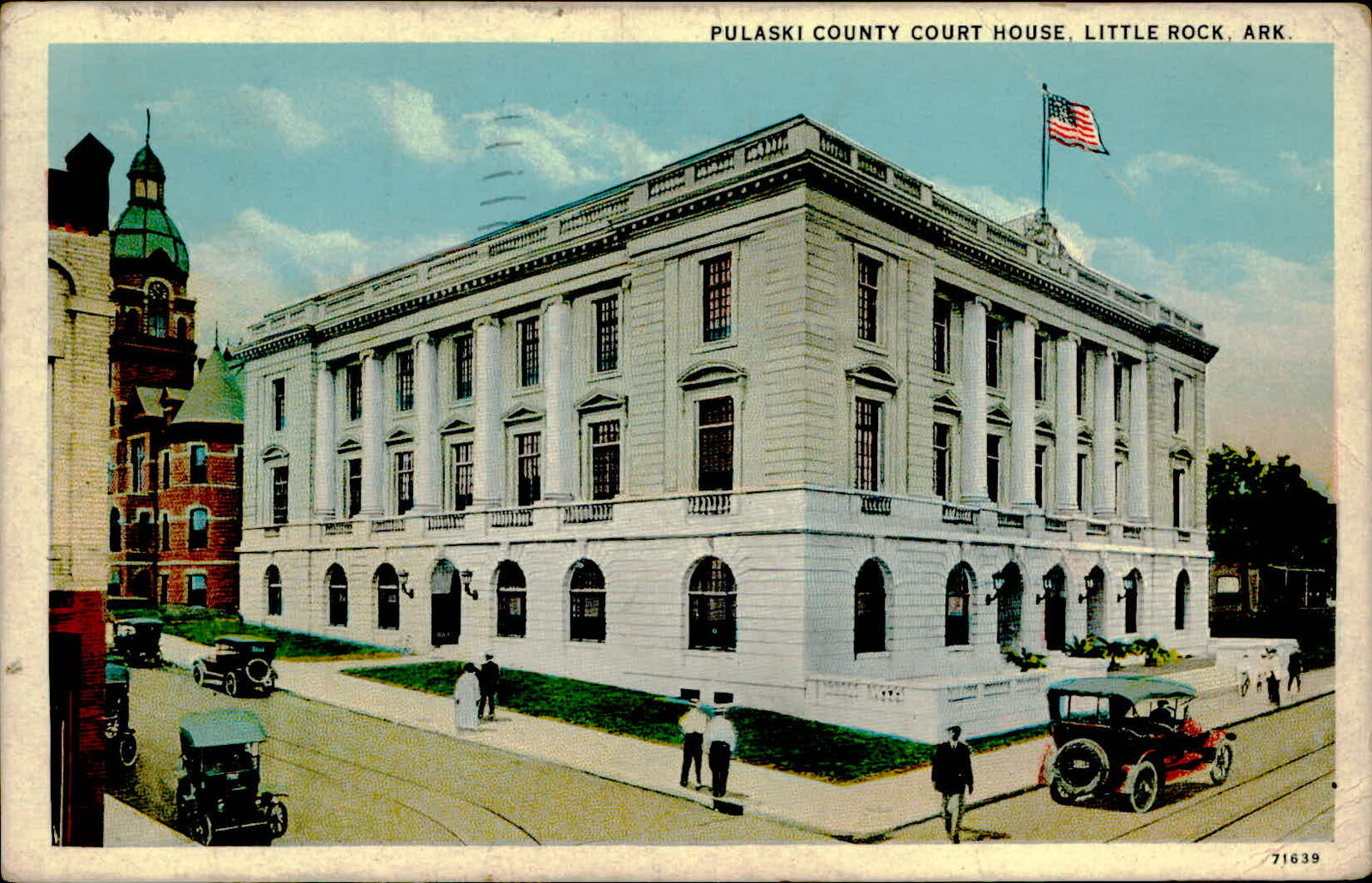 Postcard: PULASKI COUNTY COURT HOUSE, LITTLE ROCK, ARK.