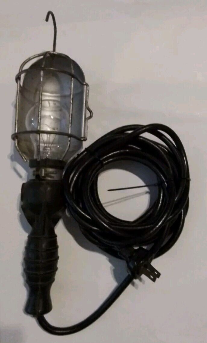 Vintage Electric Trouble Light and Cage 
