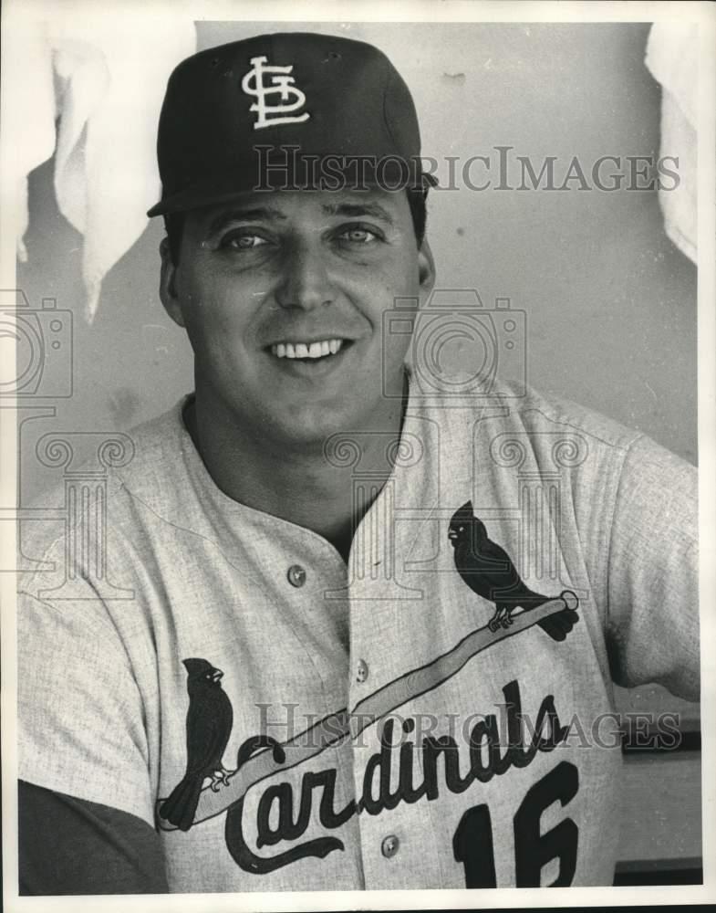 1969 Press Photo Phil Gagliano of the St Louis Cardinals - lrs09417
