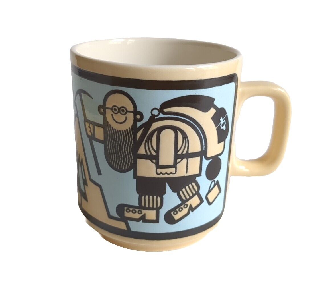 Vintage Hornsea The Worlds Best Grandpa Pottery Mug 1970s John Clappison
