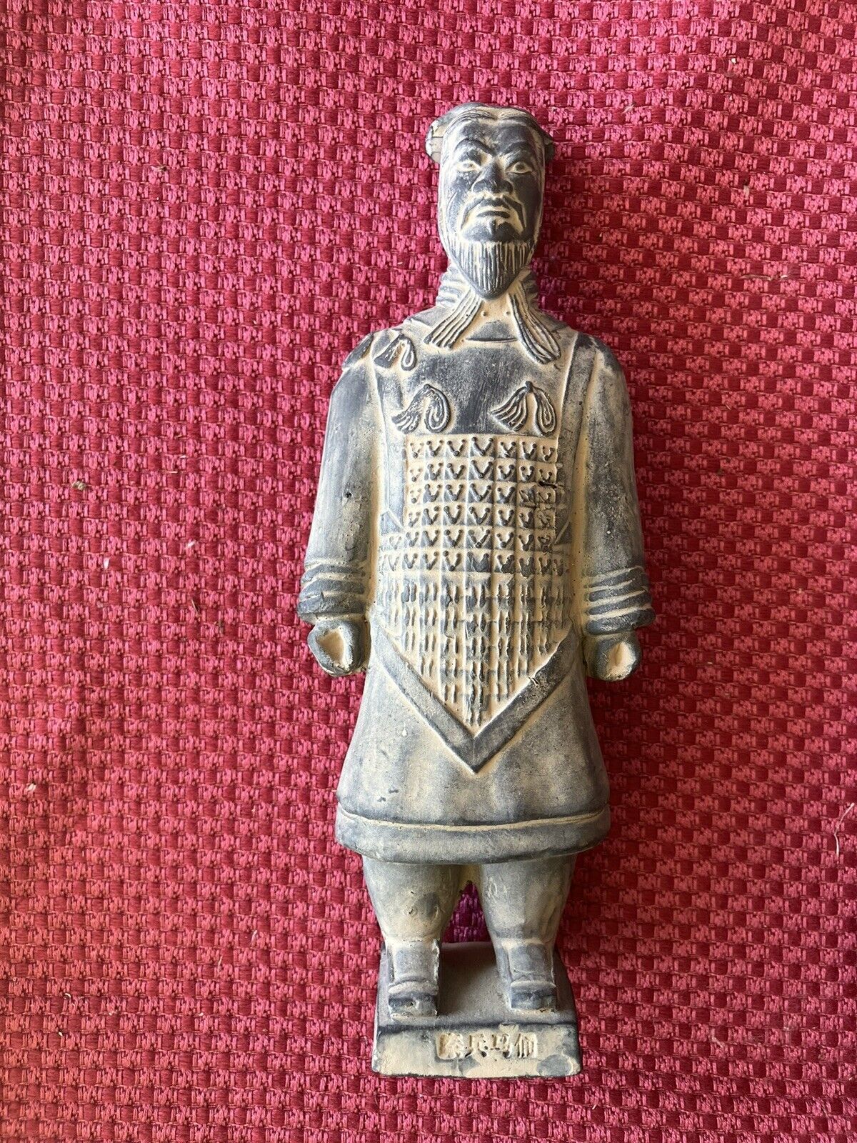 Vintage Terracotta Chinese Warrior Soldier Figurine Statue Army Asian
