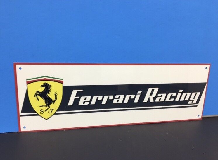 Ferrari Racing Italian Garage Reproduction Metal  Decor  Sign