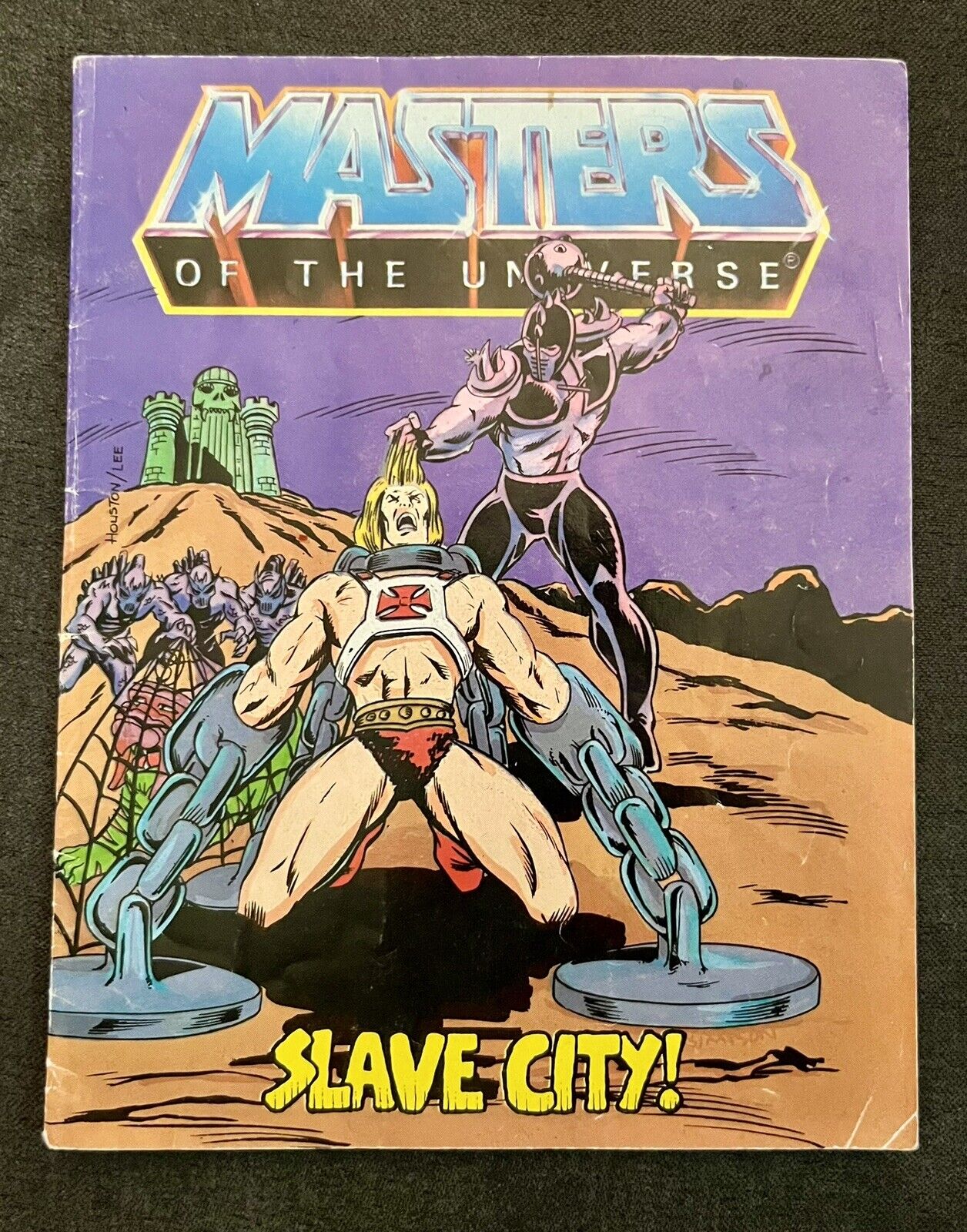 Vintage He-man Masters Of The Universe Slave City Mini-Comic Skeletor 1983 MOTU