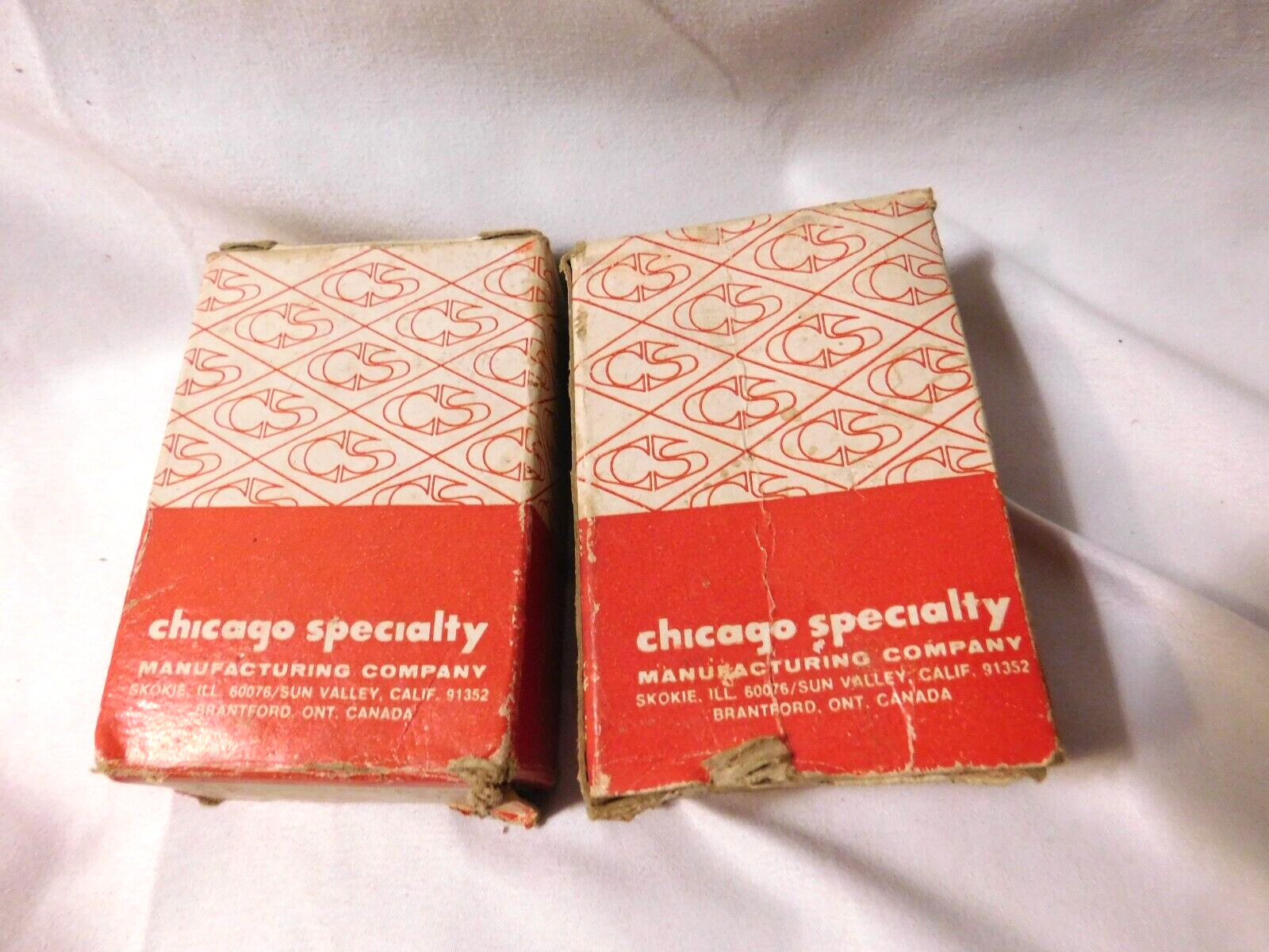 Vintage Chicago Specialty Co. Pipe Repair Clamps 2 Boxes 1/2\