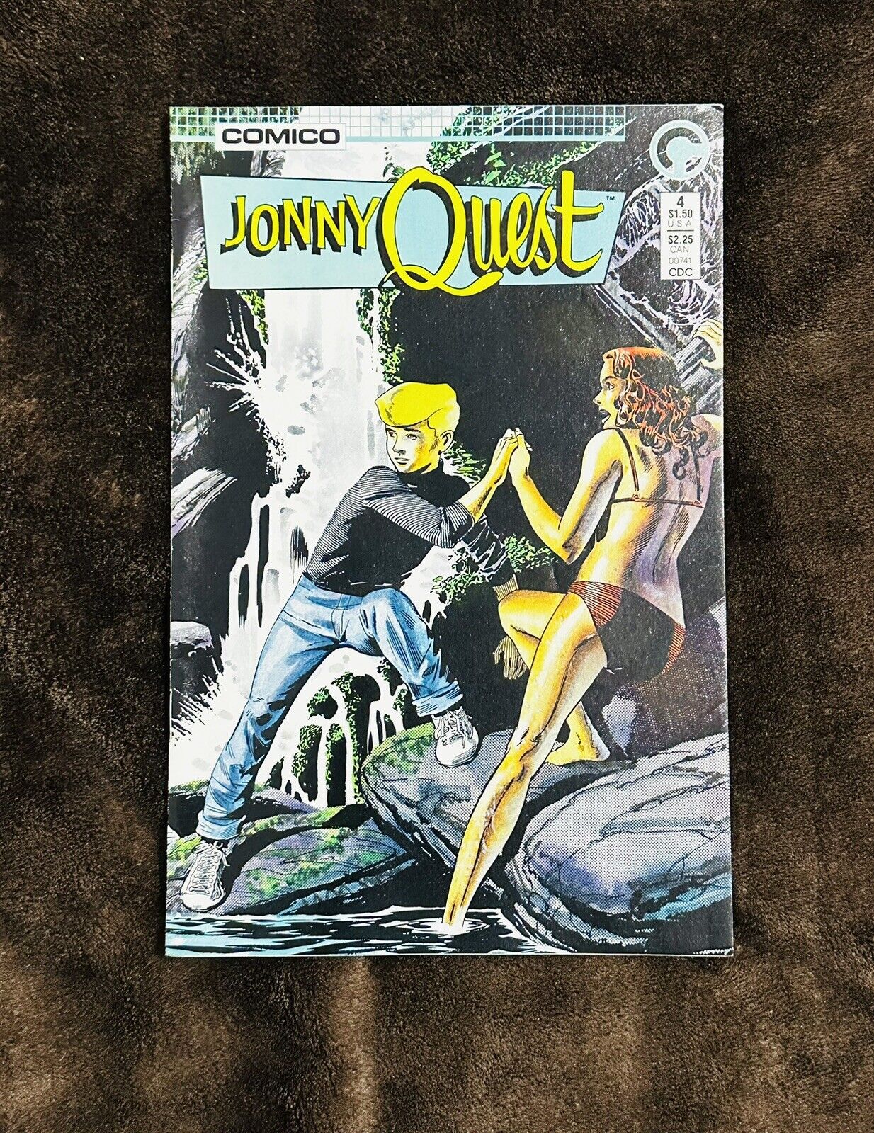 Vintage Comico Comic Jonny Quest #4 September 1986