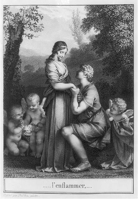 Photo:L'enflammer,Cupids,Woman,Man,Pierre Paul Prud'hon,1796
