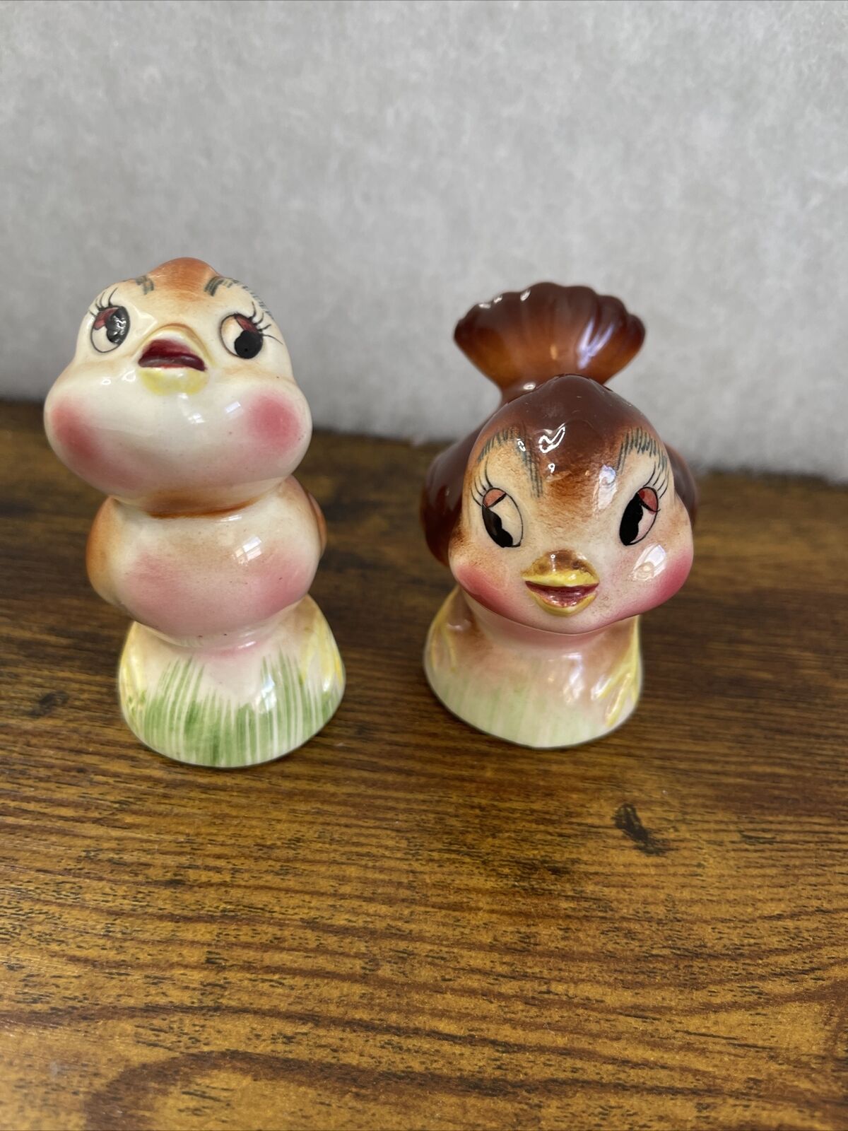 Vintage Japan Norcrest Song Bird Salt and Pepper Shaker Set