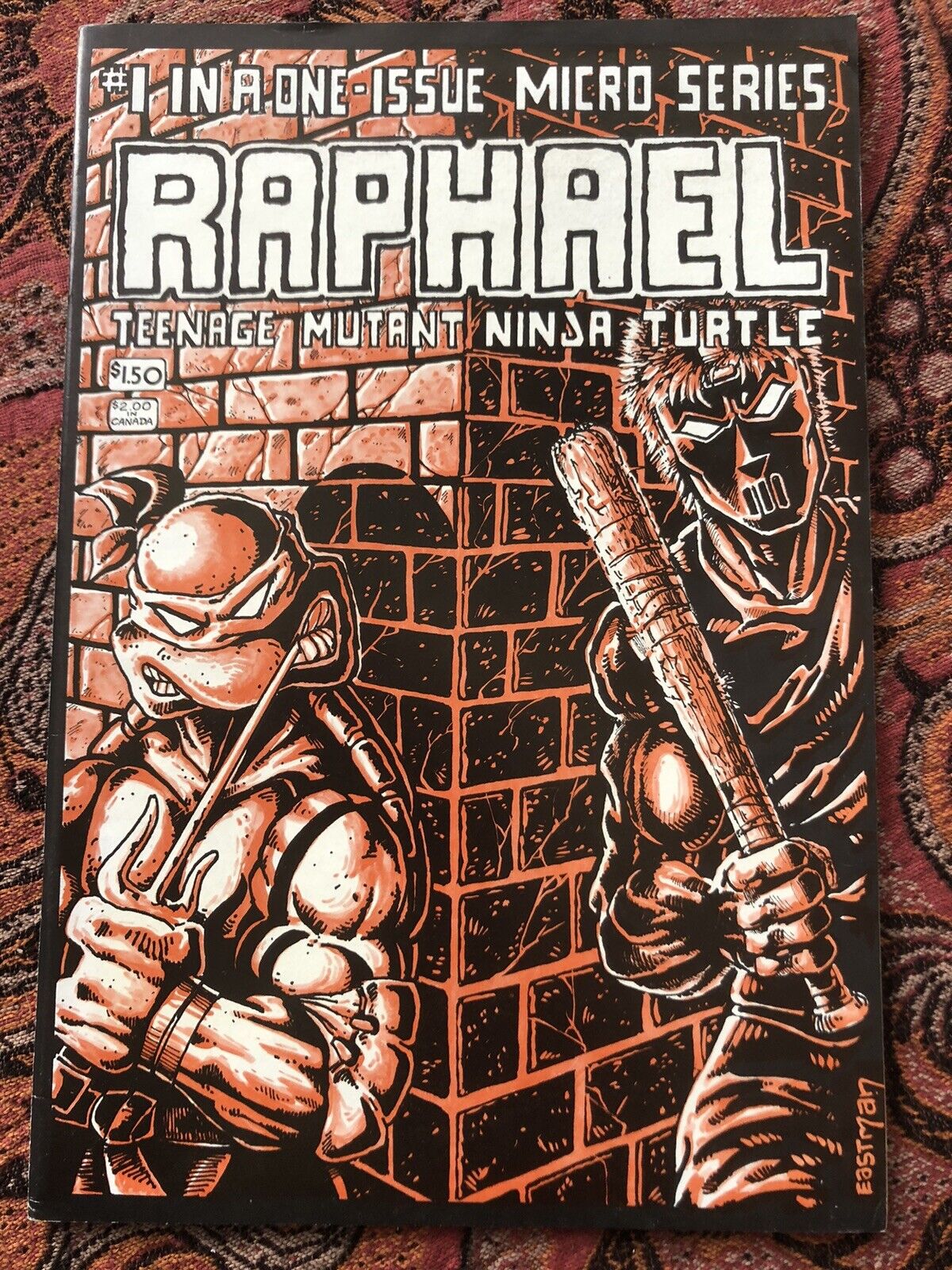 Raphael # 1 Solo One-Shot 1985 Teenage Mutant Ninja Turtle 