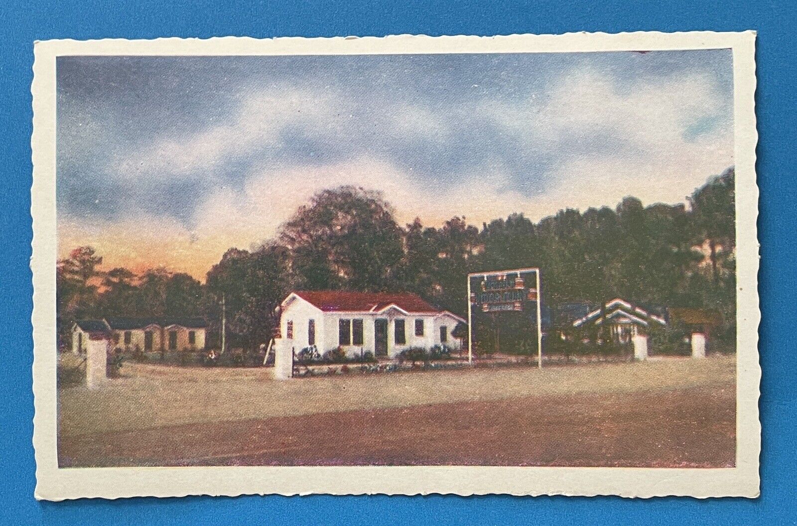 McGriff Motor Court Brunswick Georgia GA Route 17 vintage postcard