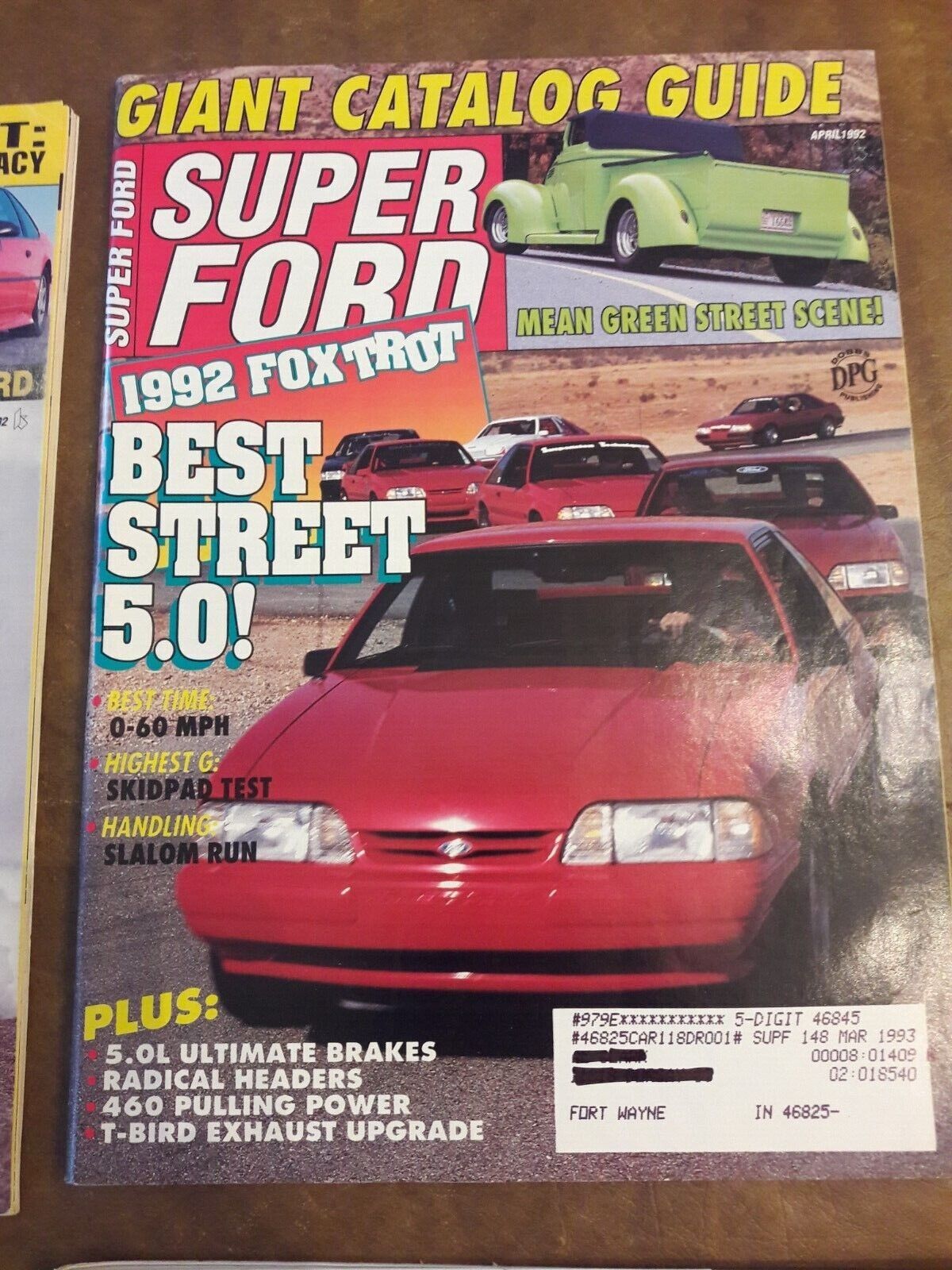 vintage Super Ford car magazines