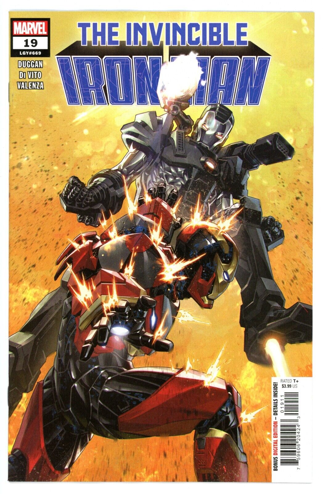 The Invincible Iron Man #19 .  First Print  .   NM  NEW  💥NO STOCK PHOTOS💥