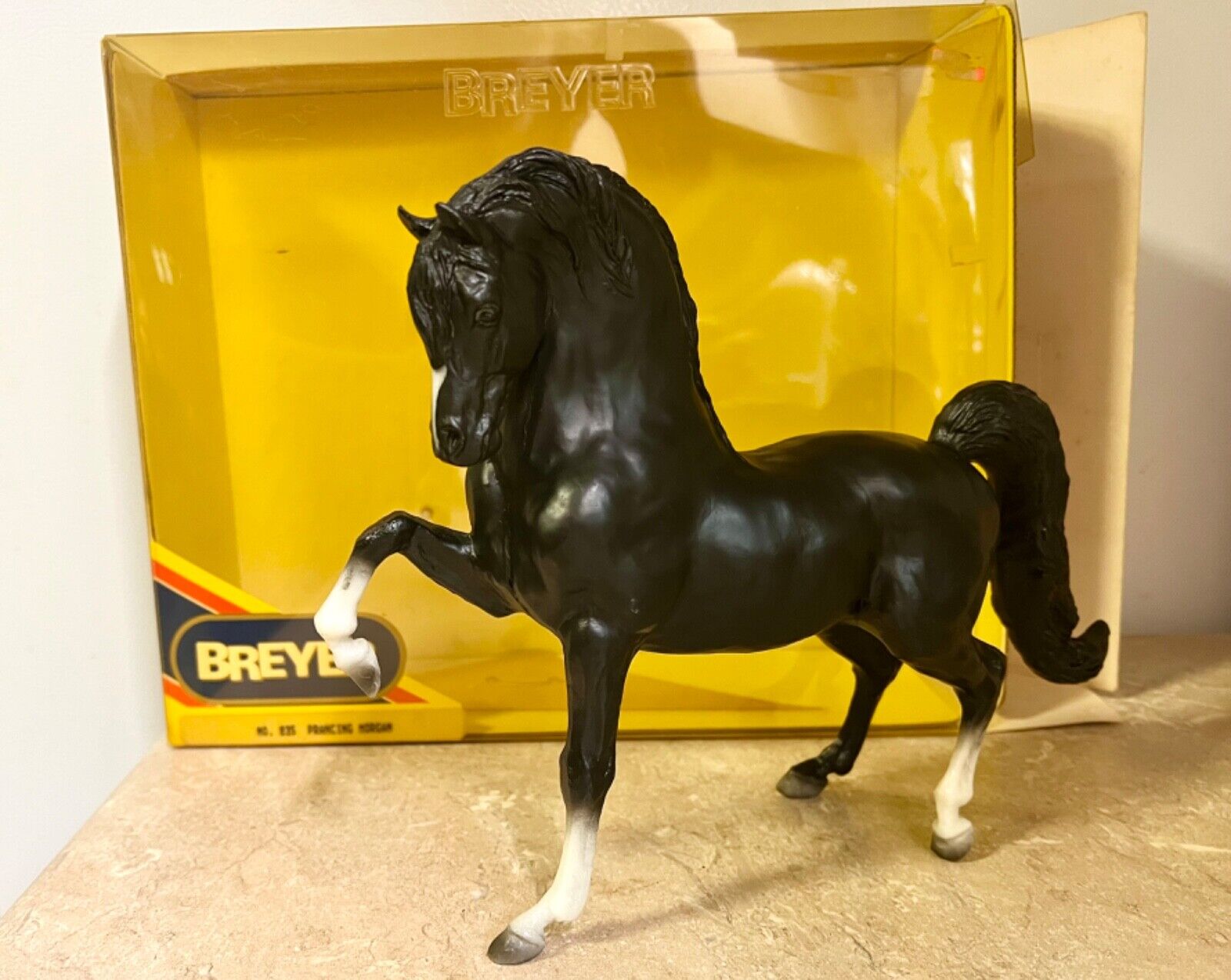  Breyer horse vintage #835 Prancing Morgan 1991-1992 with original box