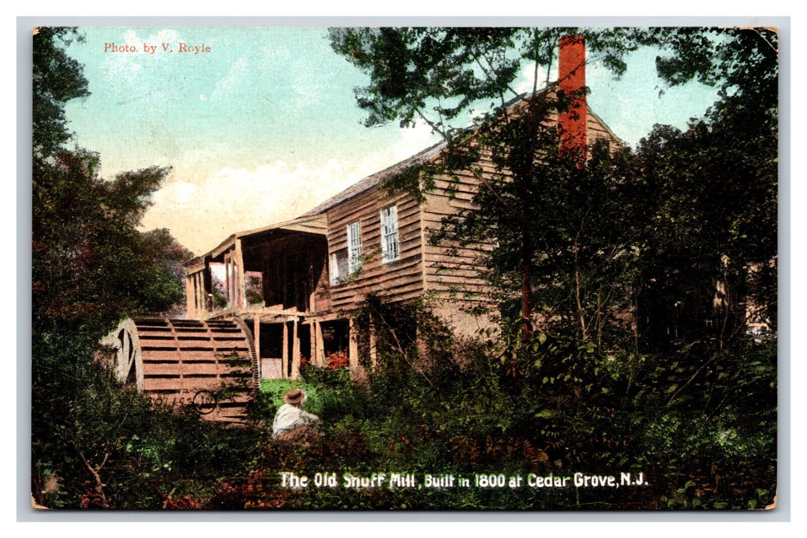 Old Snuff Mill Cedar Grove New Jersey NJ UNP Unused DB Postcard V11