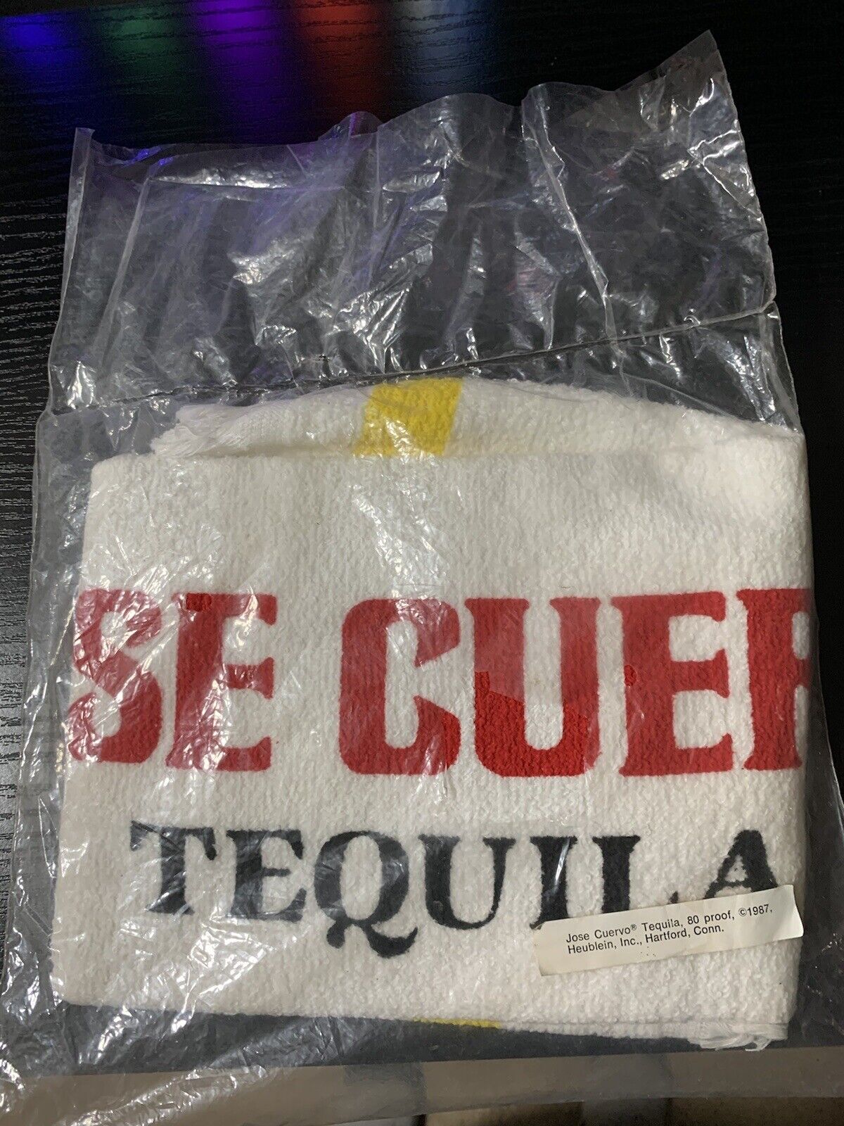 Vintage Jose Cuervo Bar Towel 