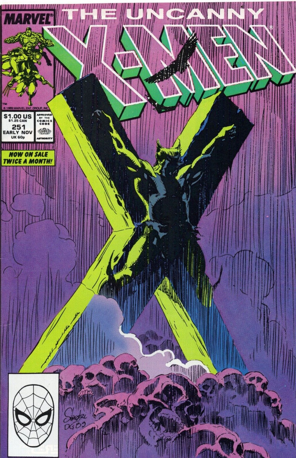 The Uncanny X-Men #251 1989 NM