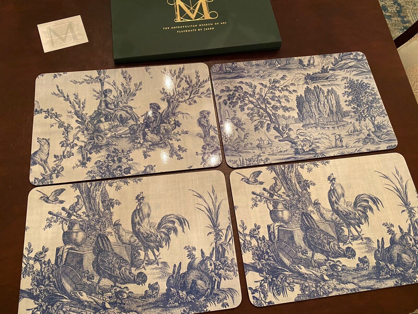 The Metropolitan Museum of Art Placemats By Jason Set Of 4 French Toile