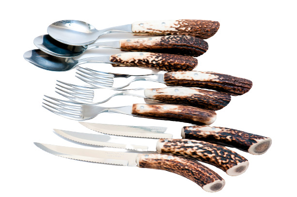 6 Piece Silverware Set Stainless Steel Flatware for 2 Kitchen Dining Cutlery