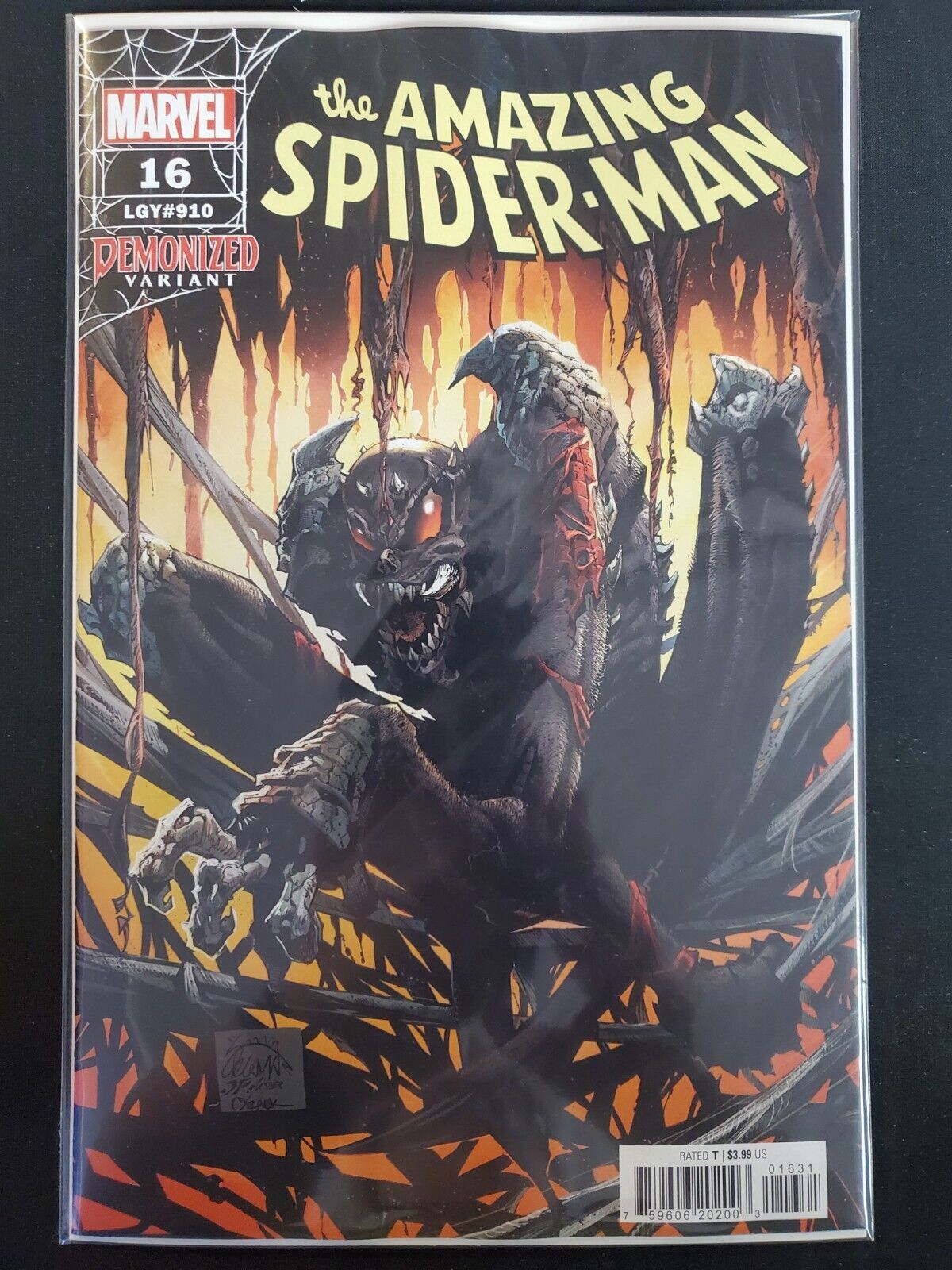 Amazing Spider-Man #16 Stegman Demonized Variant Marvel 2022 VF/NM Comics