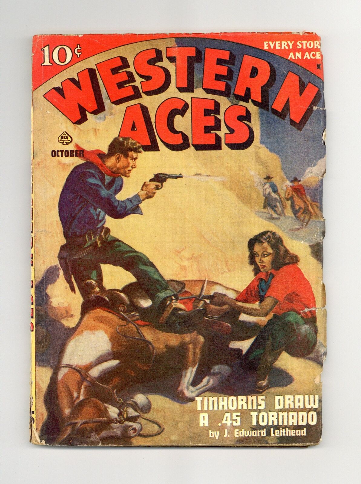 Western Aces Pulp Oct 1946 Vol. 23 #4 GD/VG 3.0
