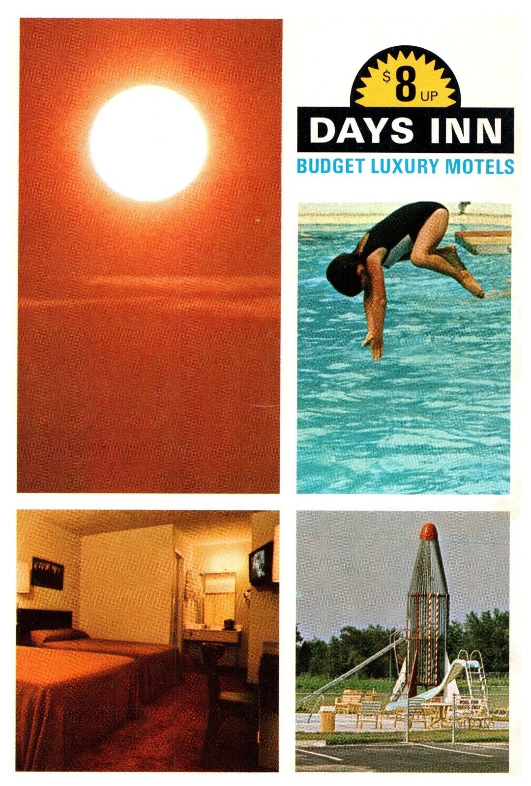 POSTCARD VTG Days Inn Motel Dallas Texas 1975 