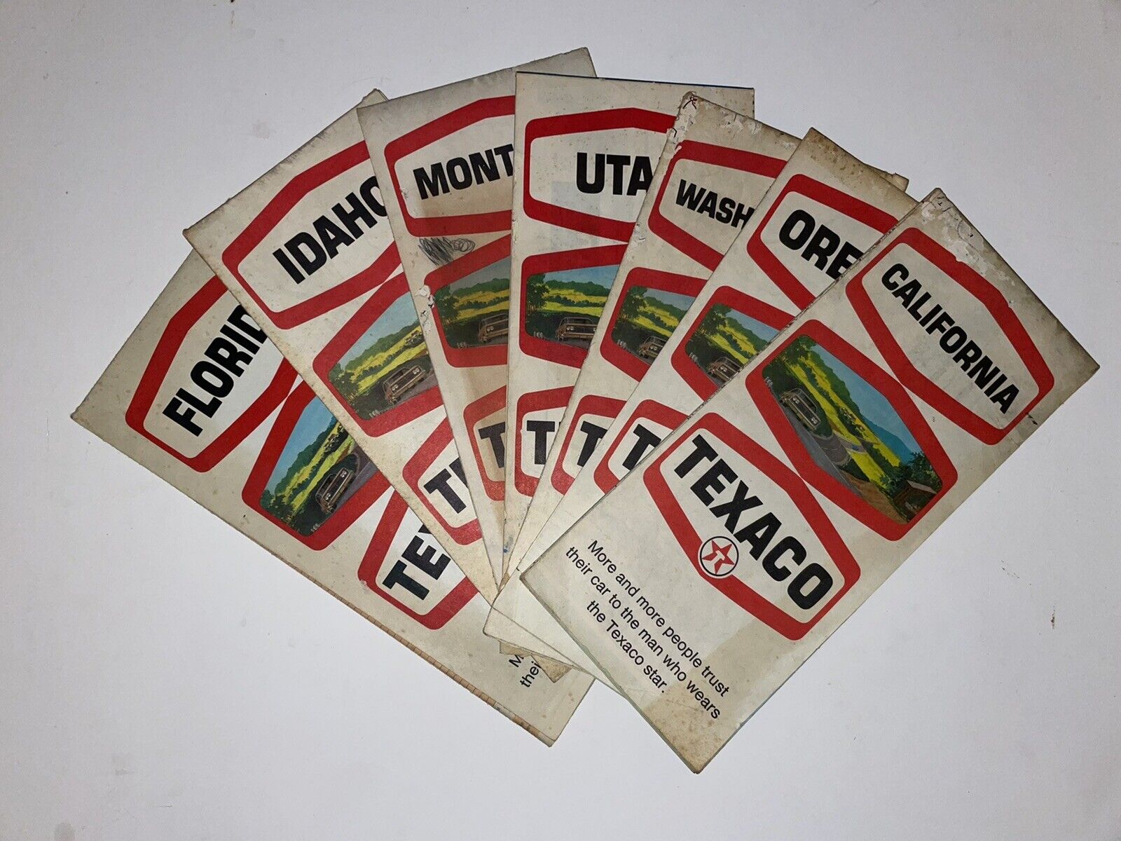Texaco vintage Road maps 1960’-70’s