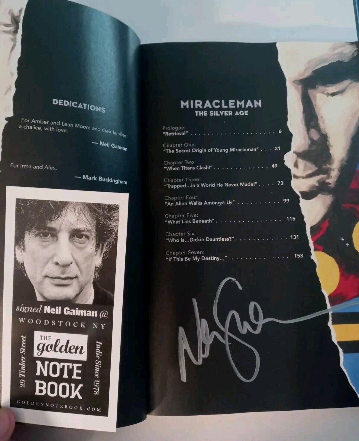 Miracleman: The Silver Age TPB (Marvel, 2024) SIGNED by Neil Gaiman - with COA