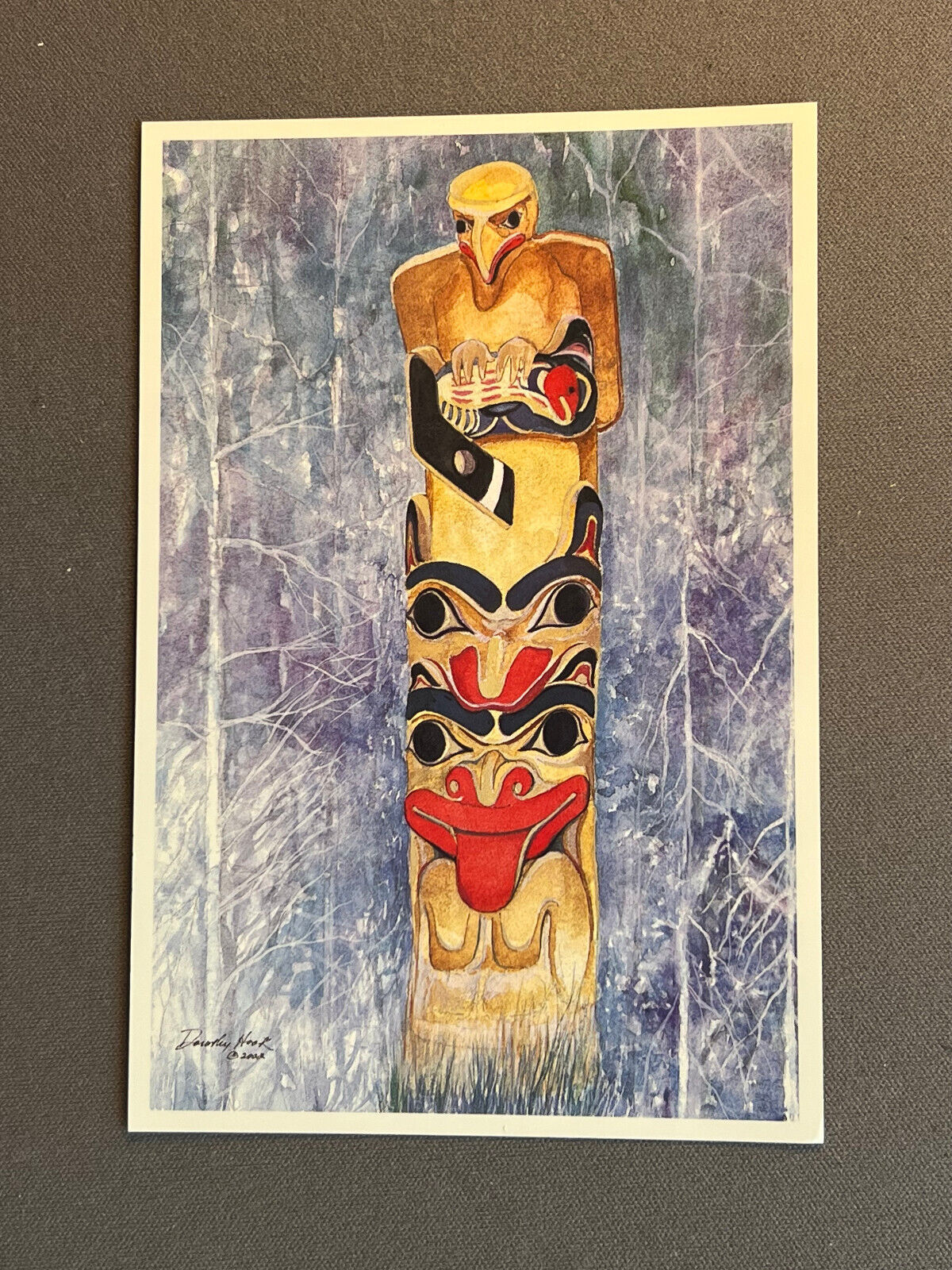 A/S Dorothy Hook, Haida Totem Pole Carved By James Hart Eagle Clan, 2002