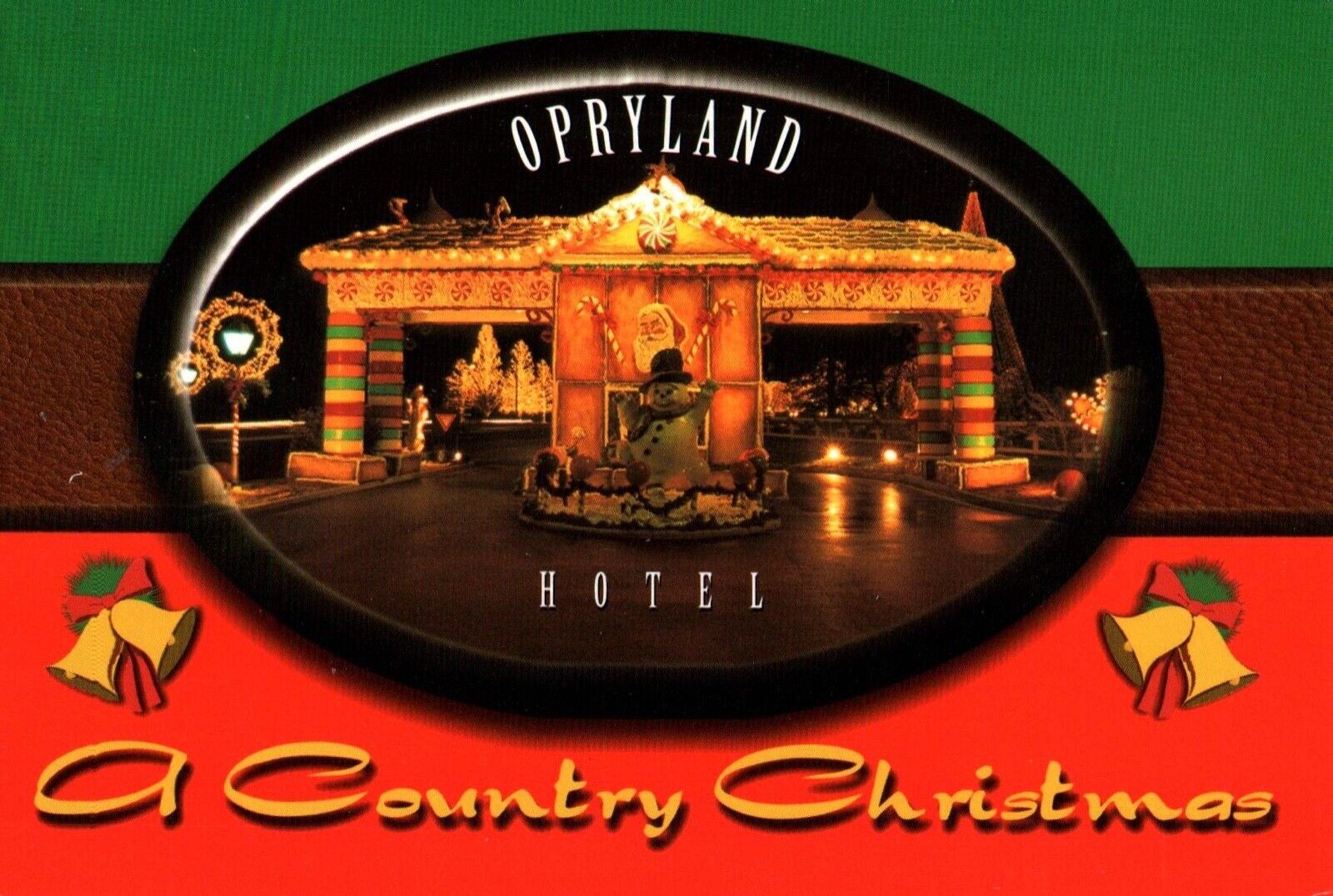 Postcard Opryland Hotel Nashville Tennessee Country Christmas 